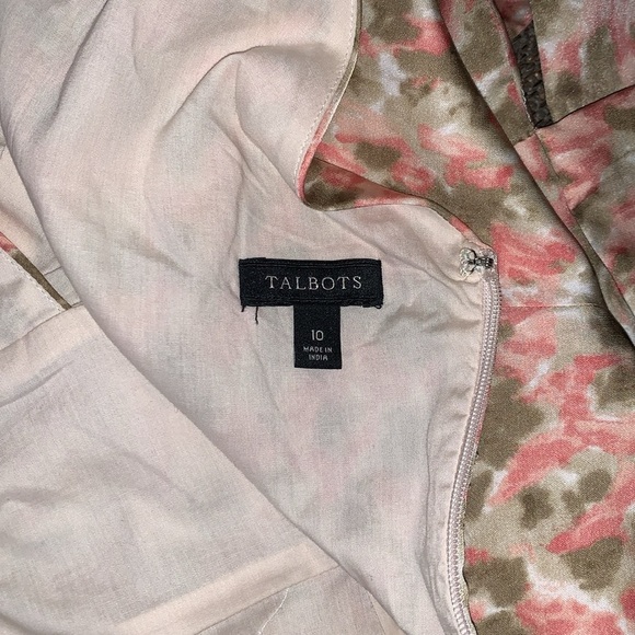 Gently Loved Floral Dress w Bow by Talbots - Picture 10 of 11